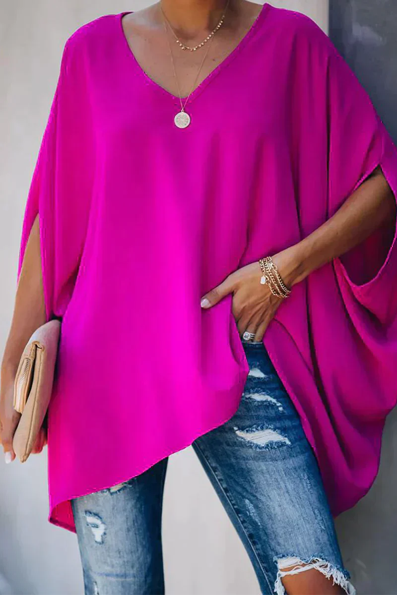 Chic Spring Oversized Blouse