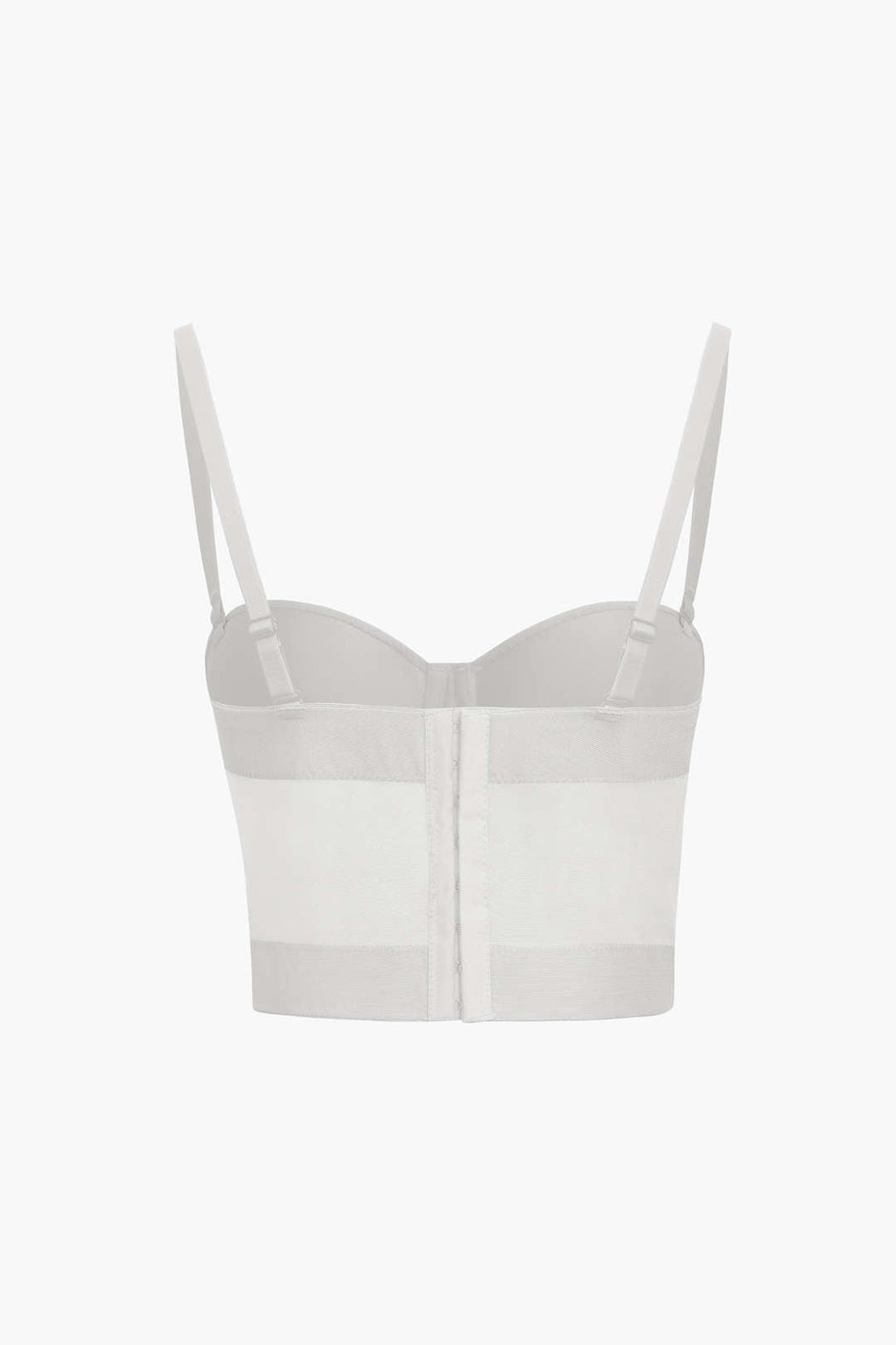 Underwire Mesh Bustier Top