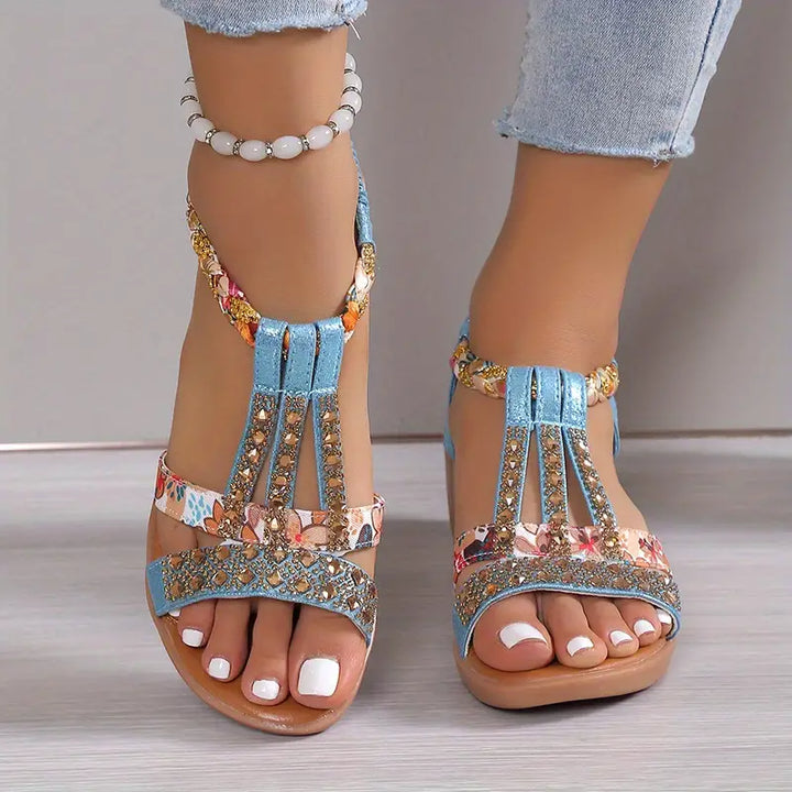 Bohemian Braided Wedge Sandals