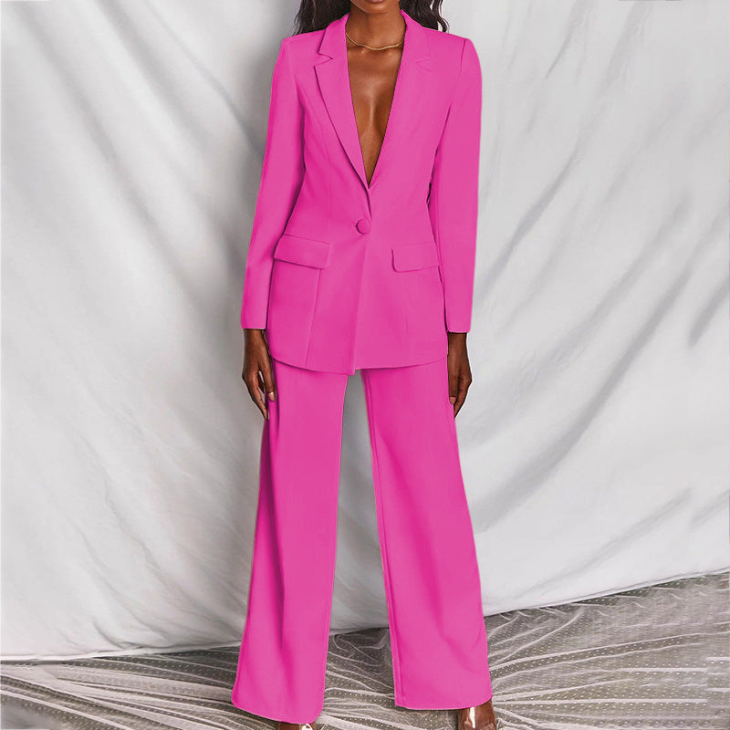 Hayley - Stylish Women's Two-Piece Blazer and Trouser Set