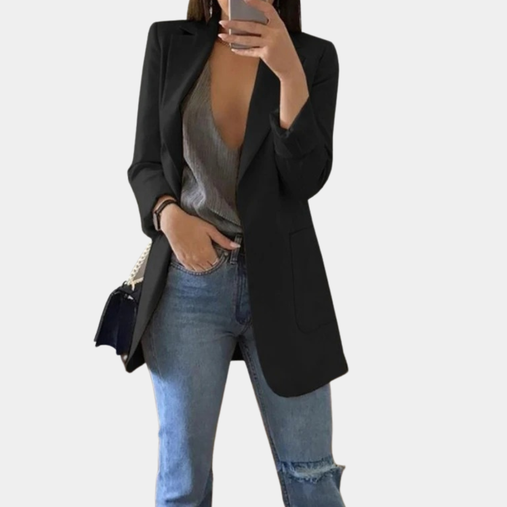 Relaxed Fit Casual Blazer for Women