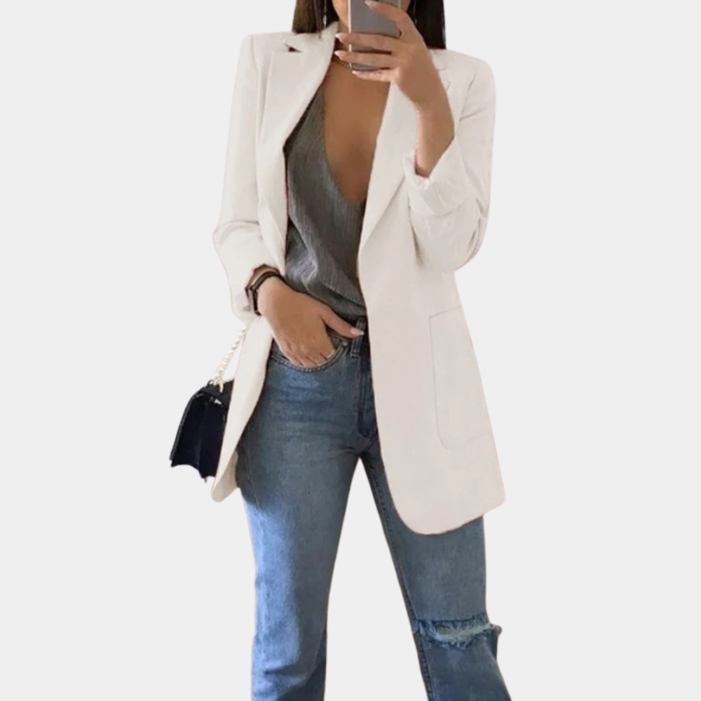 Relaxed Fit Casual Blazer for Women