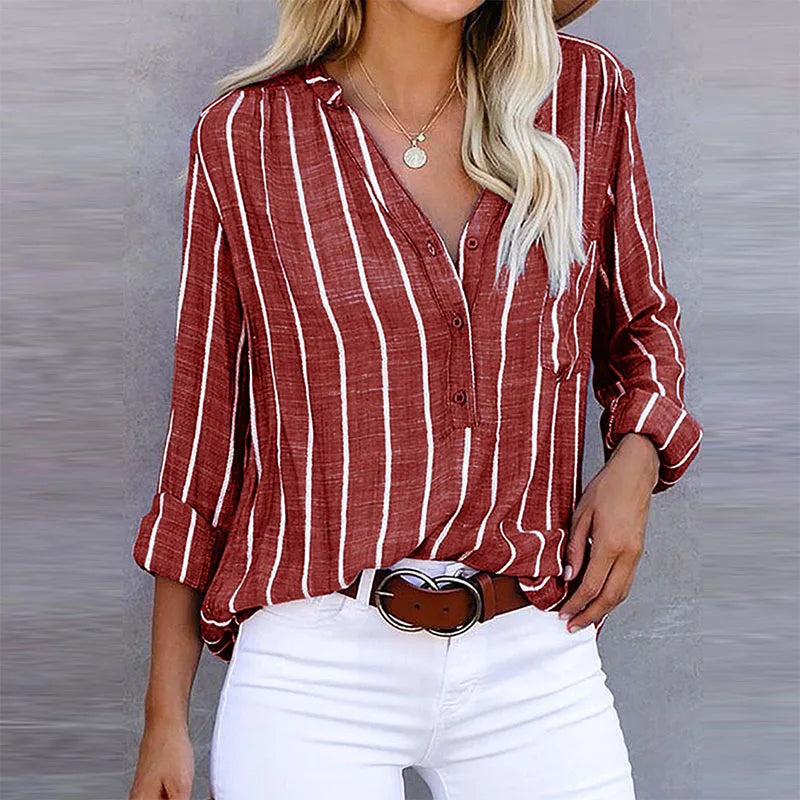 Chic Striped Blouse