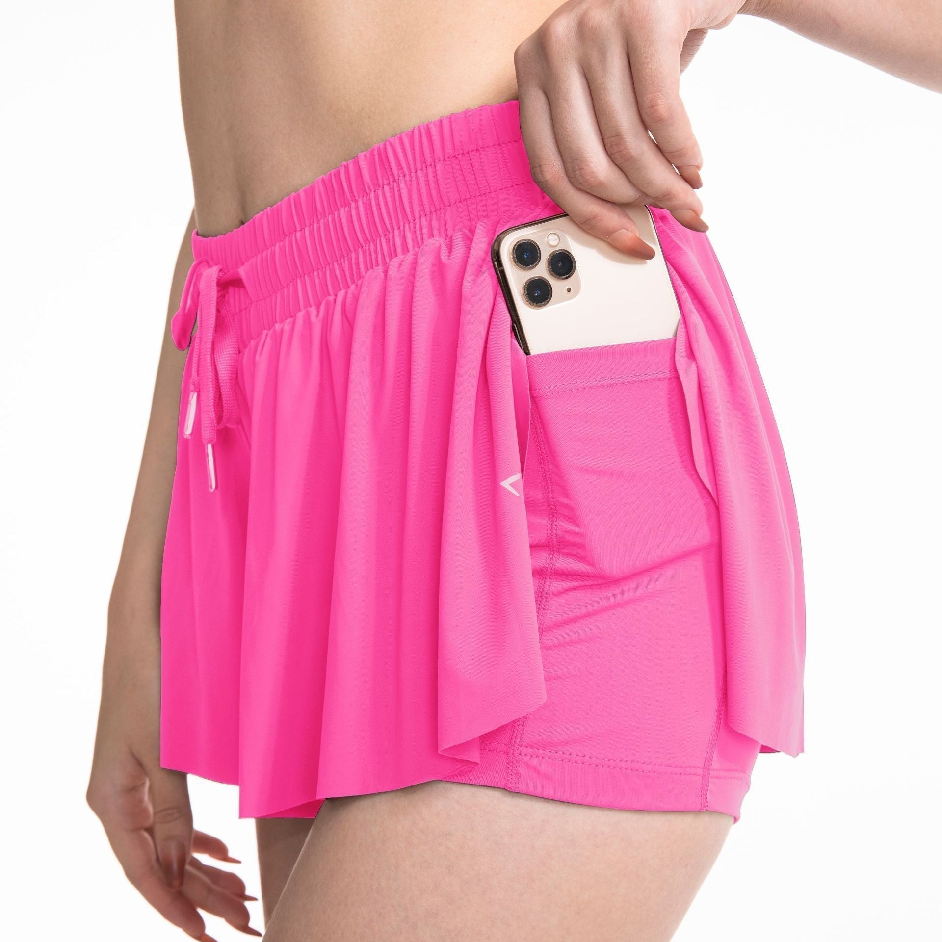 Multi-Functional Tennis Shorts with Dual Design