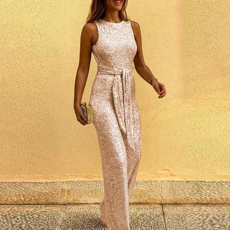 Chic Sequin Jumpsuit