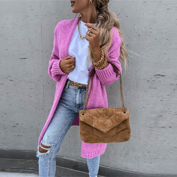 Cozy Long Knit Cardigan for Women