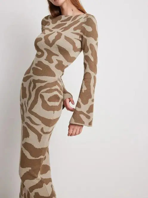 Stacey - Graceful Floral Maxi Gown