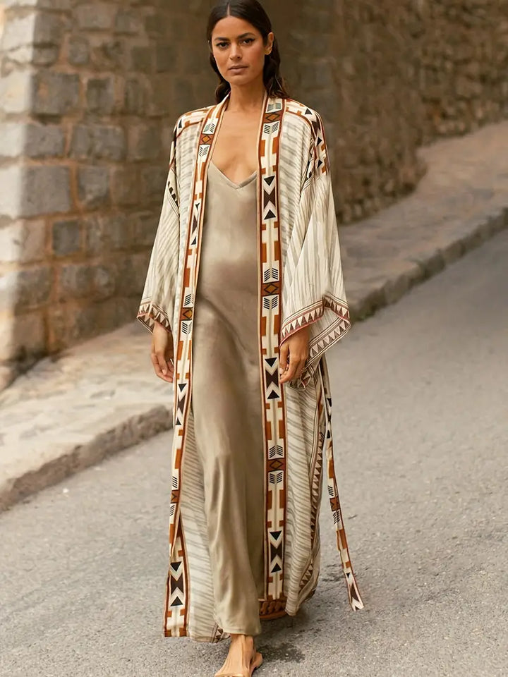 Plus Size Bohemian Style Kimono