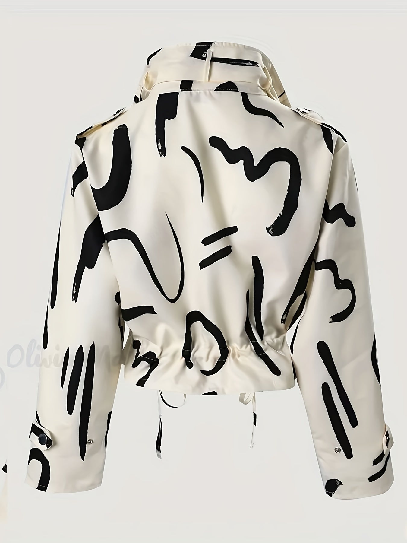 Chic Women's Stand-Up Collar Jacket