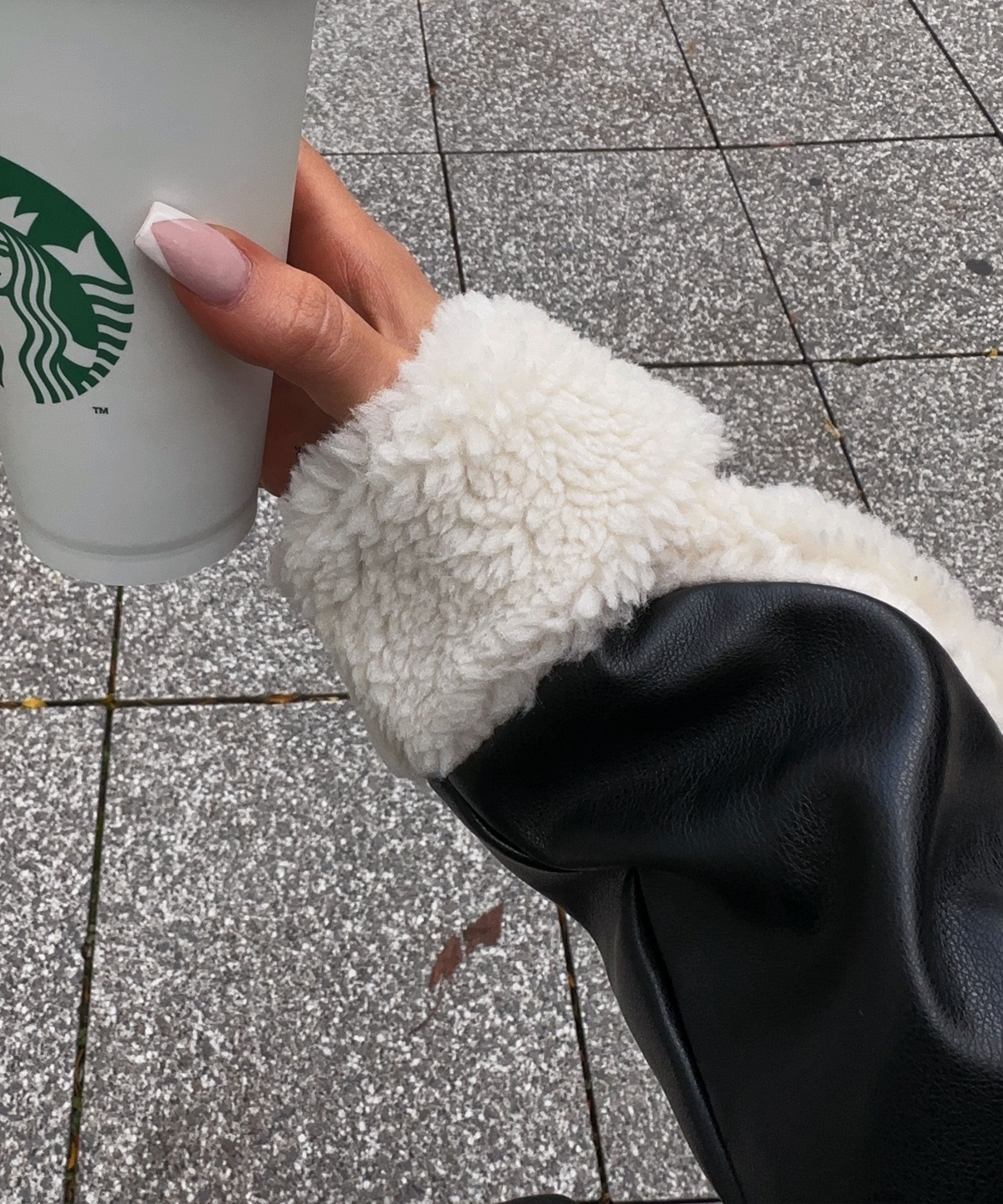 Cozy Black Teddy Fur Daria Jacket