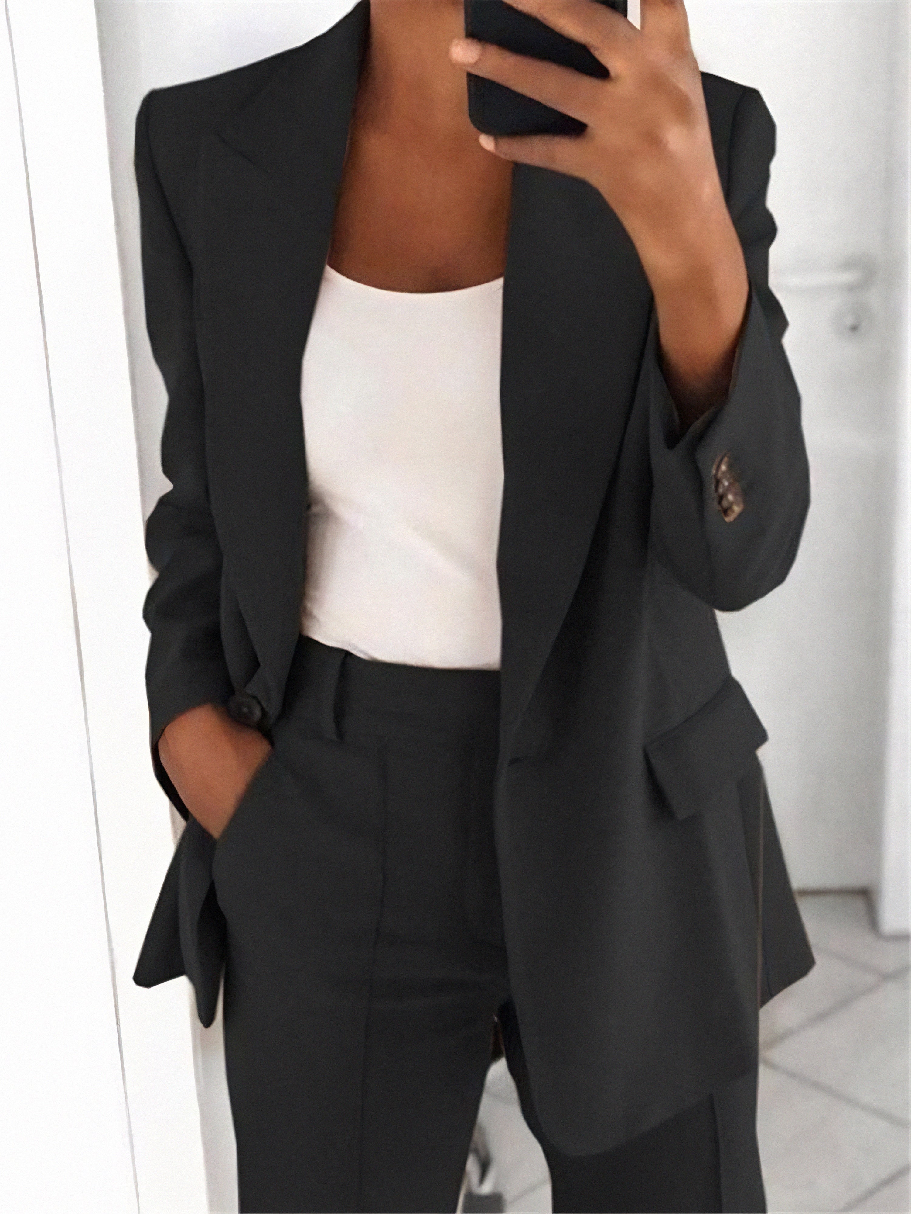 Relaxed Fit Casual Women's Suit