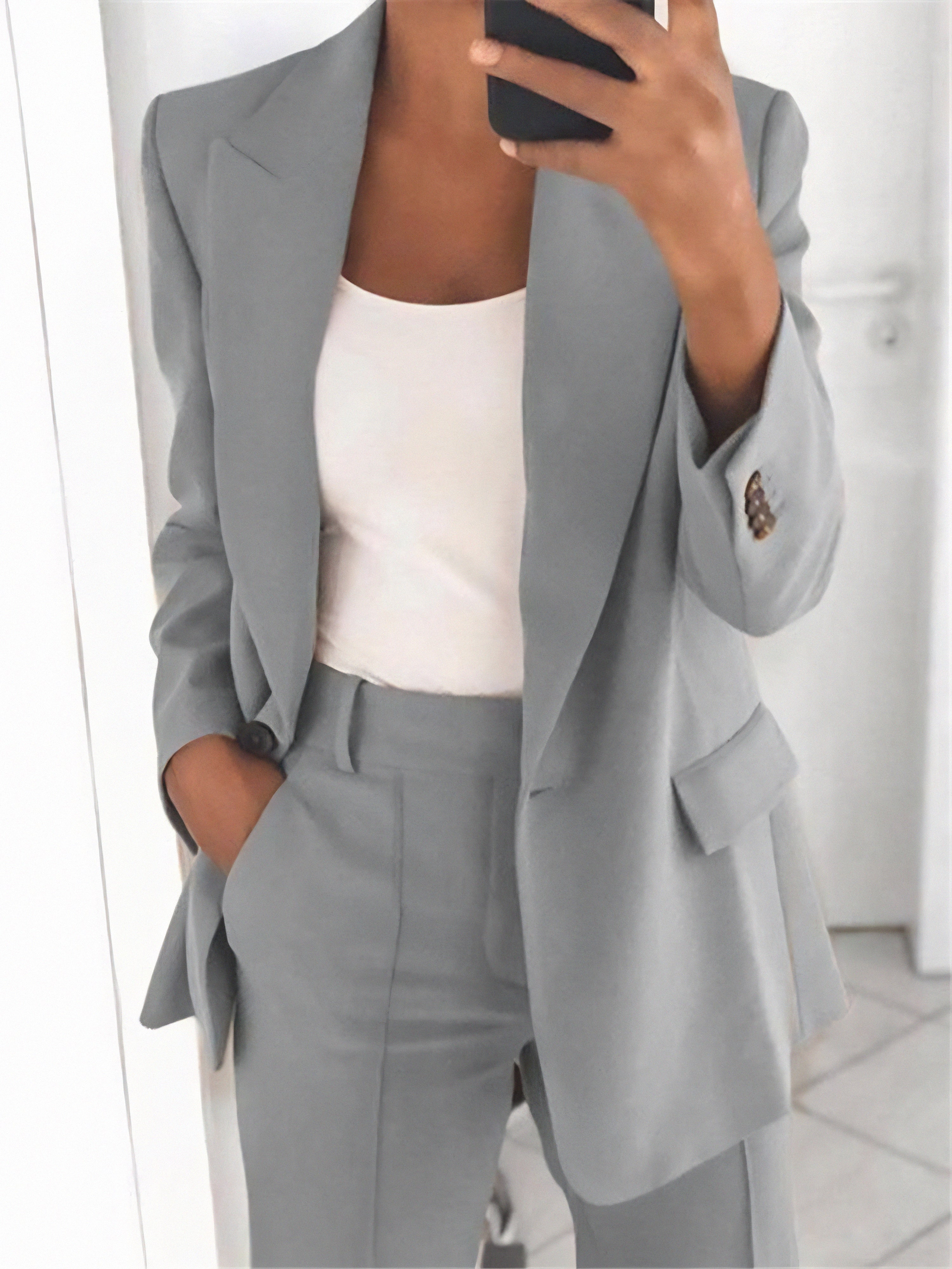 Relaxed Fit Casual Women's Suit