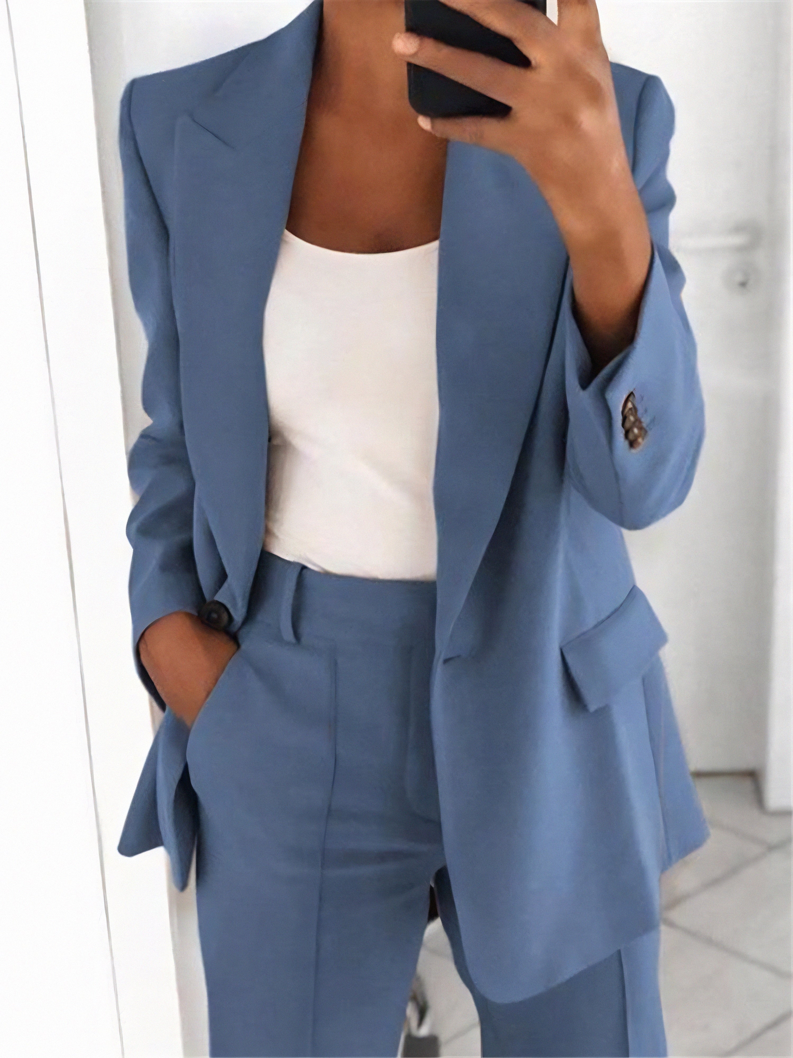 Relaxed Fit Casual Women's Suit