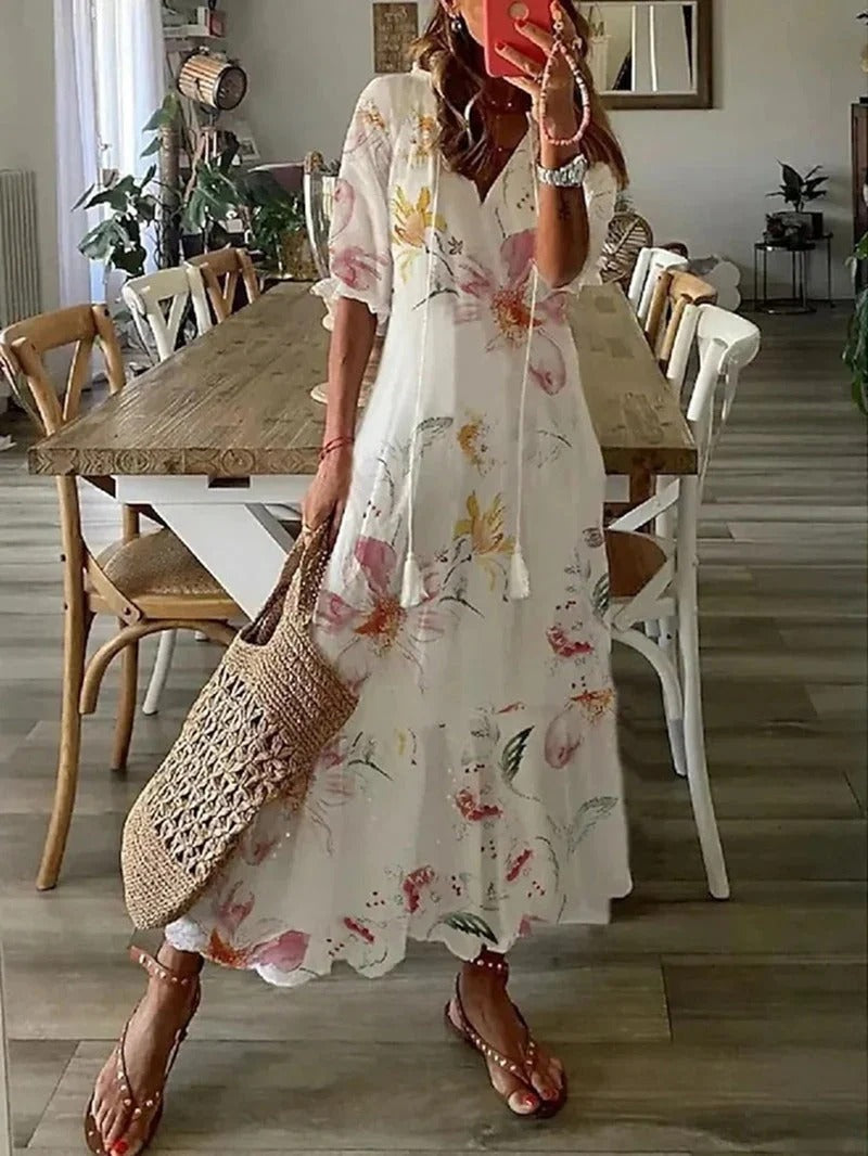 Earthy Boho Chic Dress