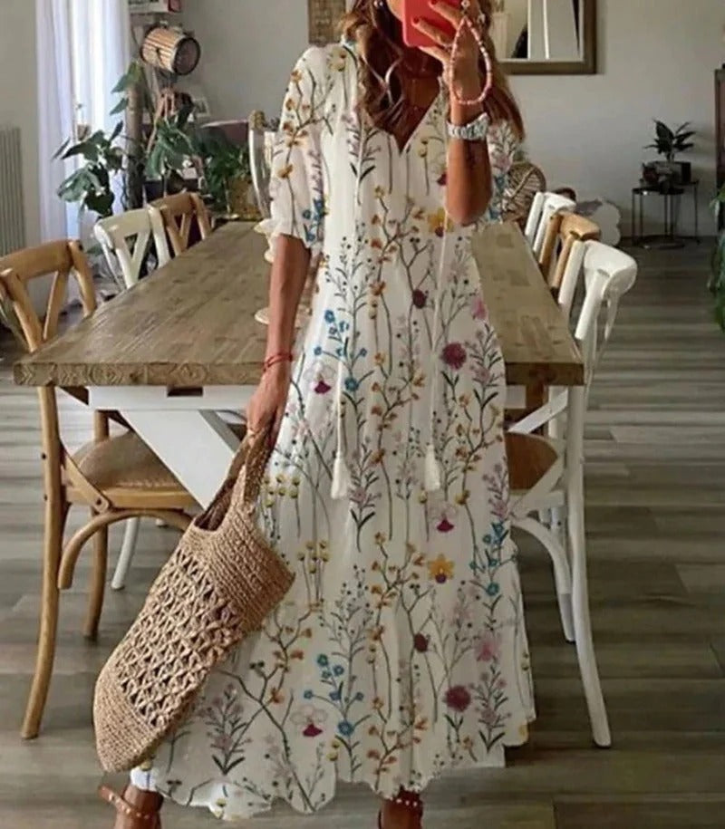 Earthy Boho Chic Dress