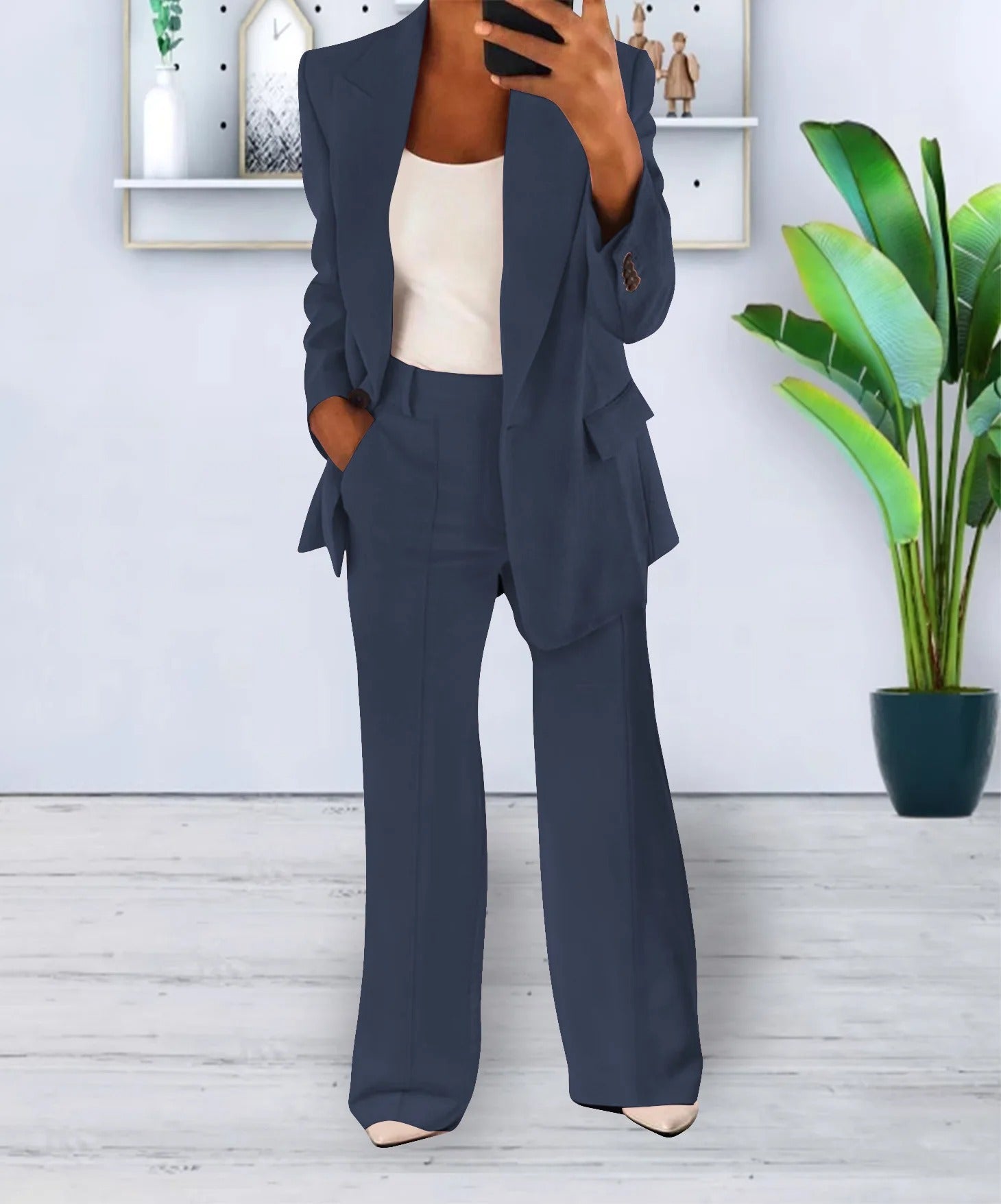 Relaxed Fit Casual Women's Suit