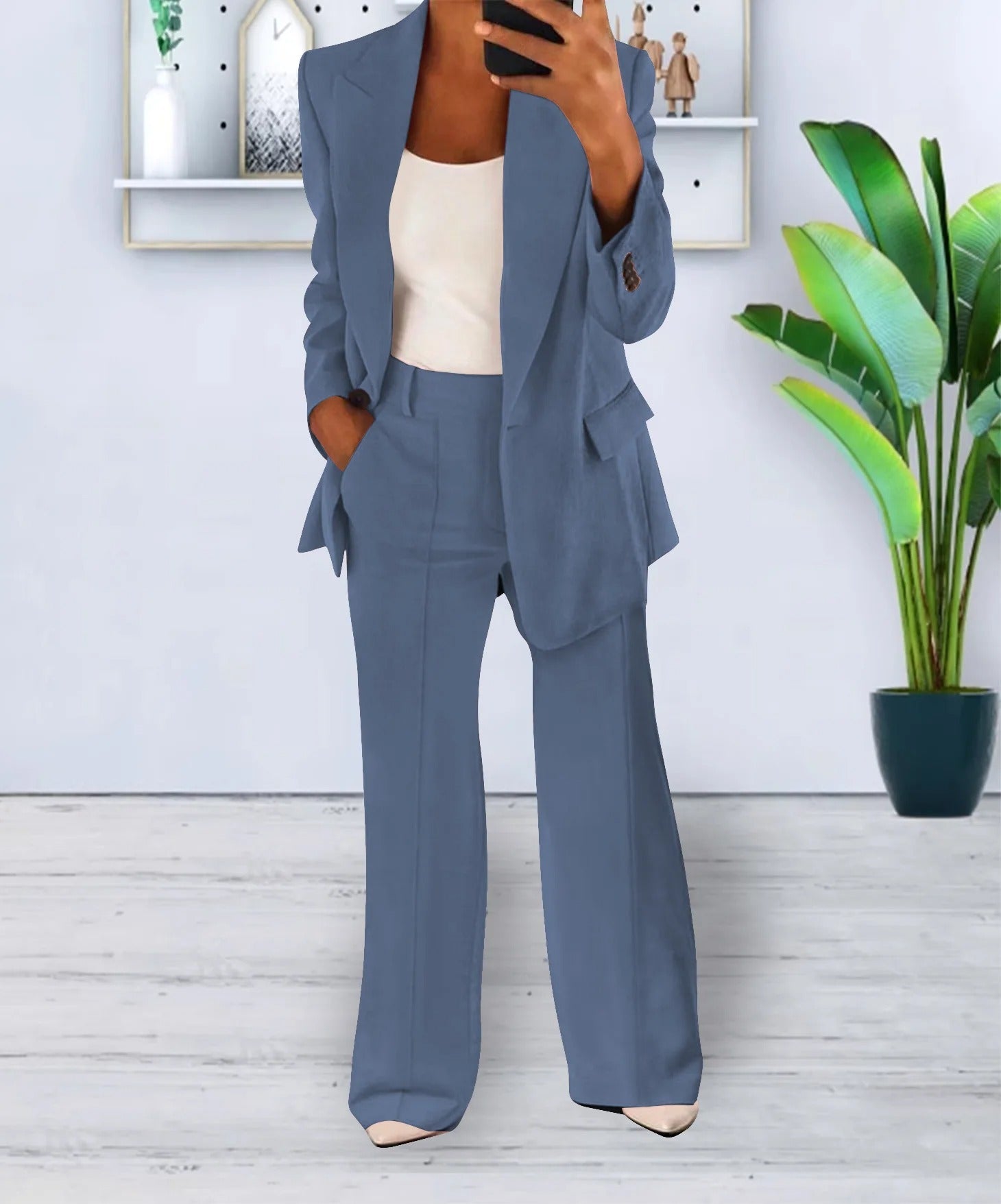 Relaxed Fit Casual Women's Suit